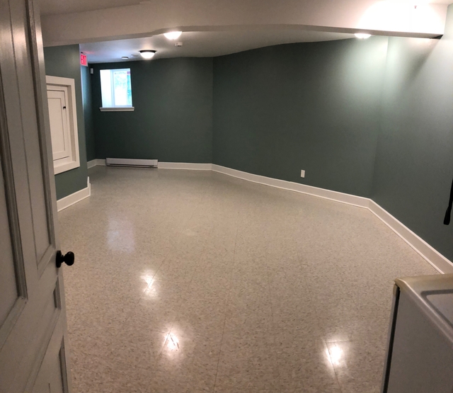 Image of the empty basement rental space